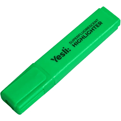 Маркер текстовый "Yesli:", зеленый Маркер текстовый "Yesli:", зеленый