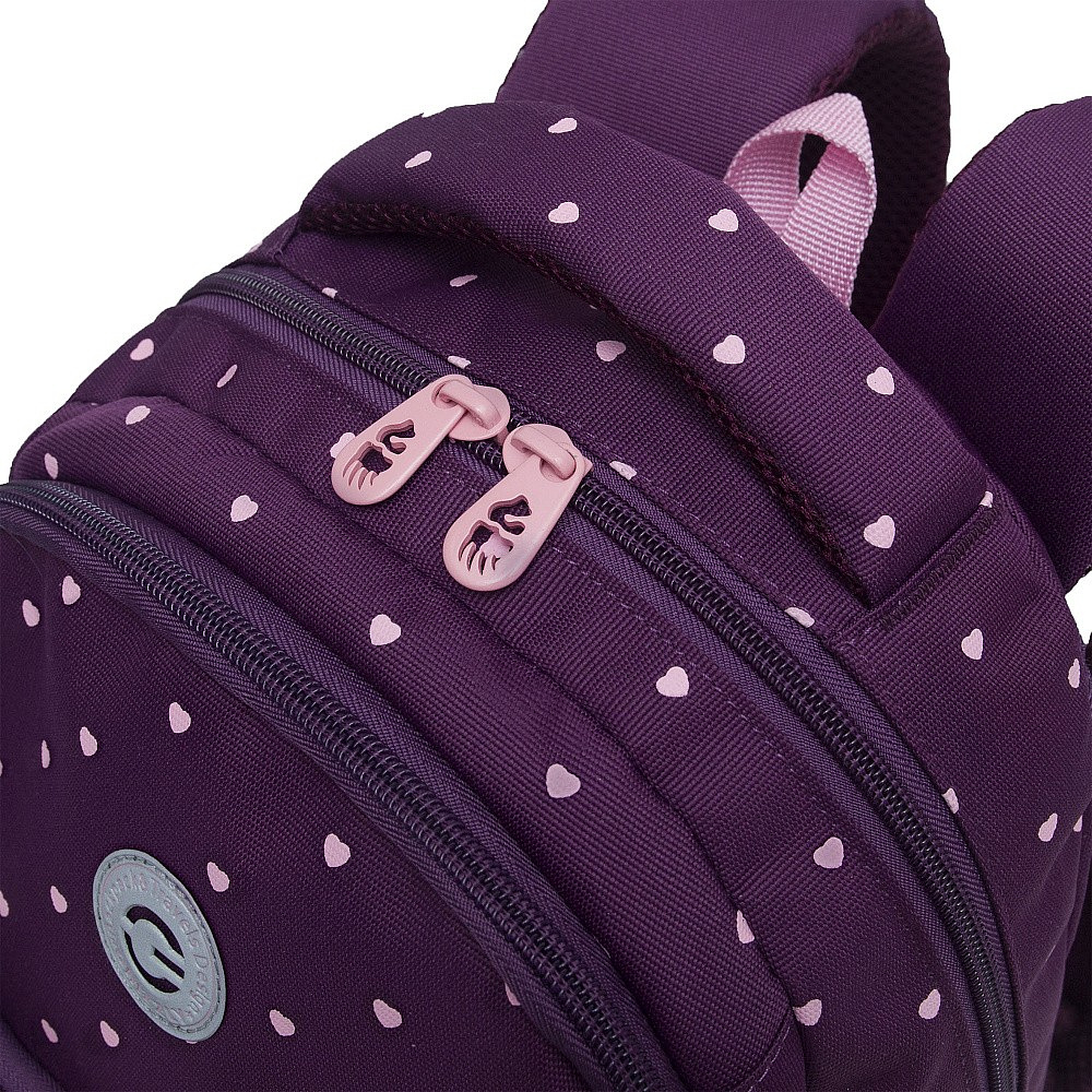 Рюкзак школьный "Greezly", с карманом для ноутбука, фиолетовый - 5