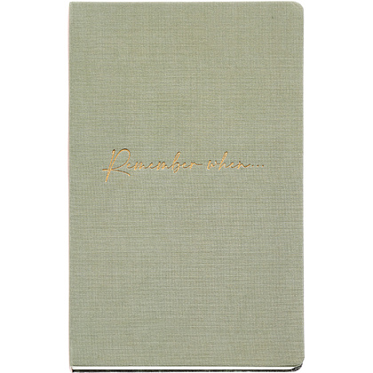 Блокнот Miquelrius "Remember Cottage", А5, 96 листов, нелинованный, зеленый