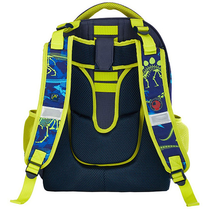 Рюкзак молодежный "Head Dinosaurs", зеленый, синий - 2