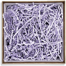 Наполнитель бумажный, гофрированный, 3 мм, 50 г, лиловый