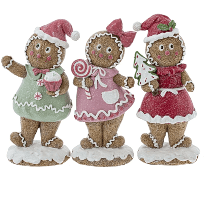 Фигурка "Пряник-девочка", 8 x 5,5 x 117,5 см, разноцветный, 3 в 1