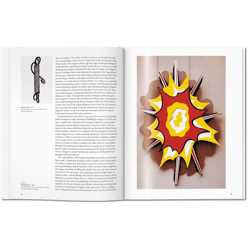 Книга на английском языке "Basic Art. Lichtenstein"  - 2