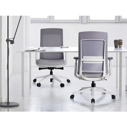 Кресло компьютерное SitZone E-VL002B, сетка, ткань, пластик, черный - 17