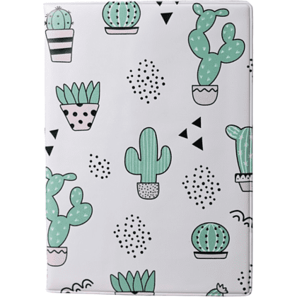 Обложка для паспорта "Succulents", разноцветный