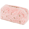 Пенал "Fluffy Pearl", 1 отделение, розовый - 2
