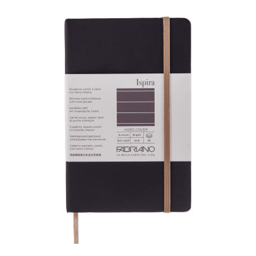 Блокнот "Fabriano. Ispiria", A5, 96 листов, линейка, коричневый