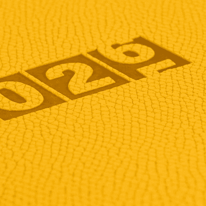 Еженедельник датированный "Джут", 181х127 мм, 128 страниц, желтый, 2026 - 9