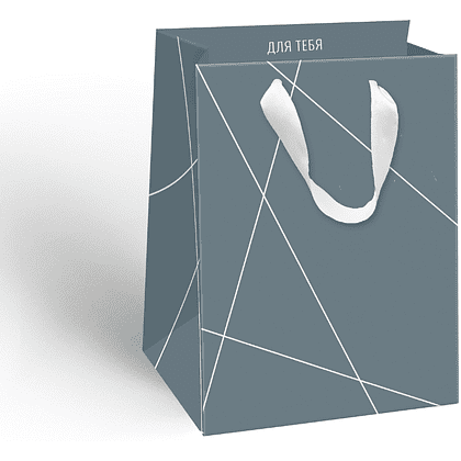 Пакет бумажный подарочный "Country", 11.4х14.6х6.4 см, ассорти - 2