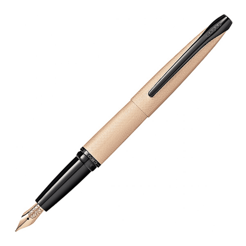Ручка перьевая F "ATX Brushed Rose Gold PVD", розовое золото