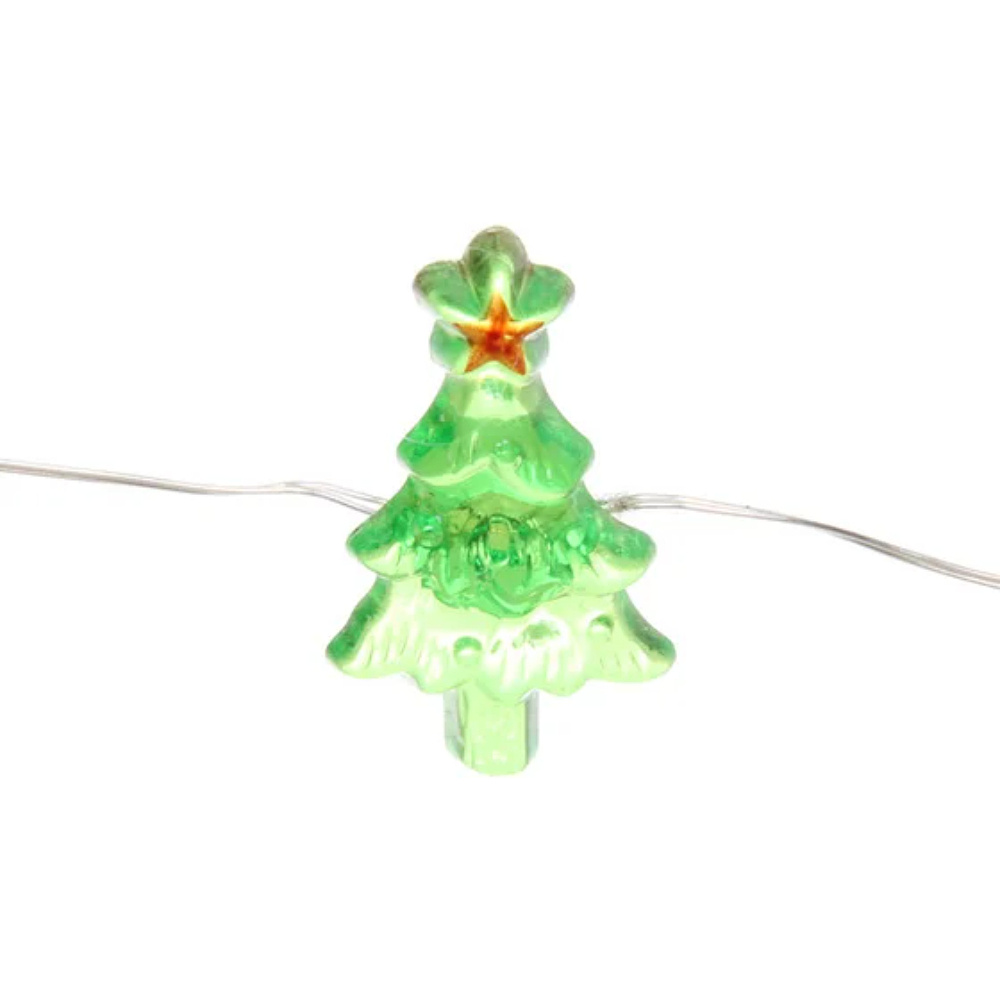 Гирлянда LED "Ёлочка новогодняя", 2,9x1,8см, 2 м, теплый белый - 3