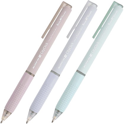 Ручка шариковая "CityClick. Morandi diamond", 1 мм., пластиковая, синий