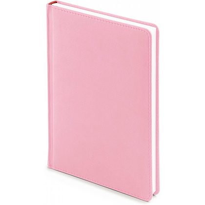 Ежедневник недатированный "Velvet", А5, 272 страницы, зефирный розовый