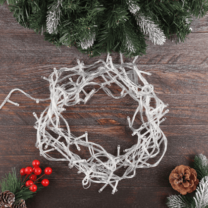 Гирлянда электрическая LED "Нить", 9 м, тепло-белый - 3