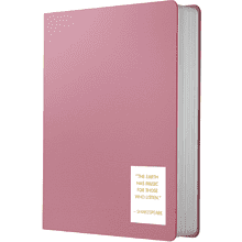 Блокнот "Nuances. Агат", А6, 136 листов, клетка, красный