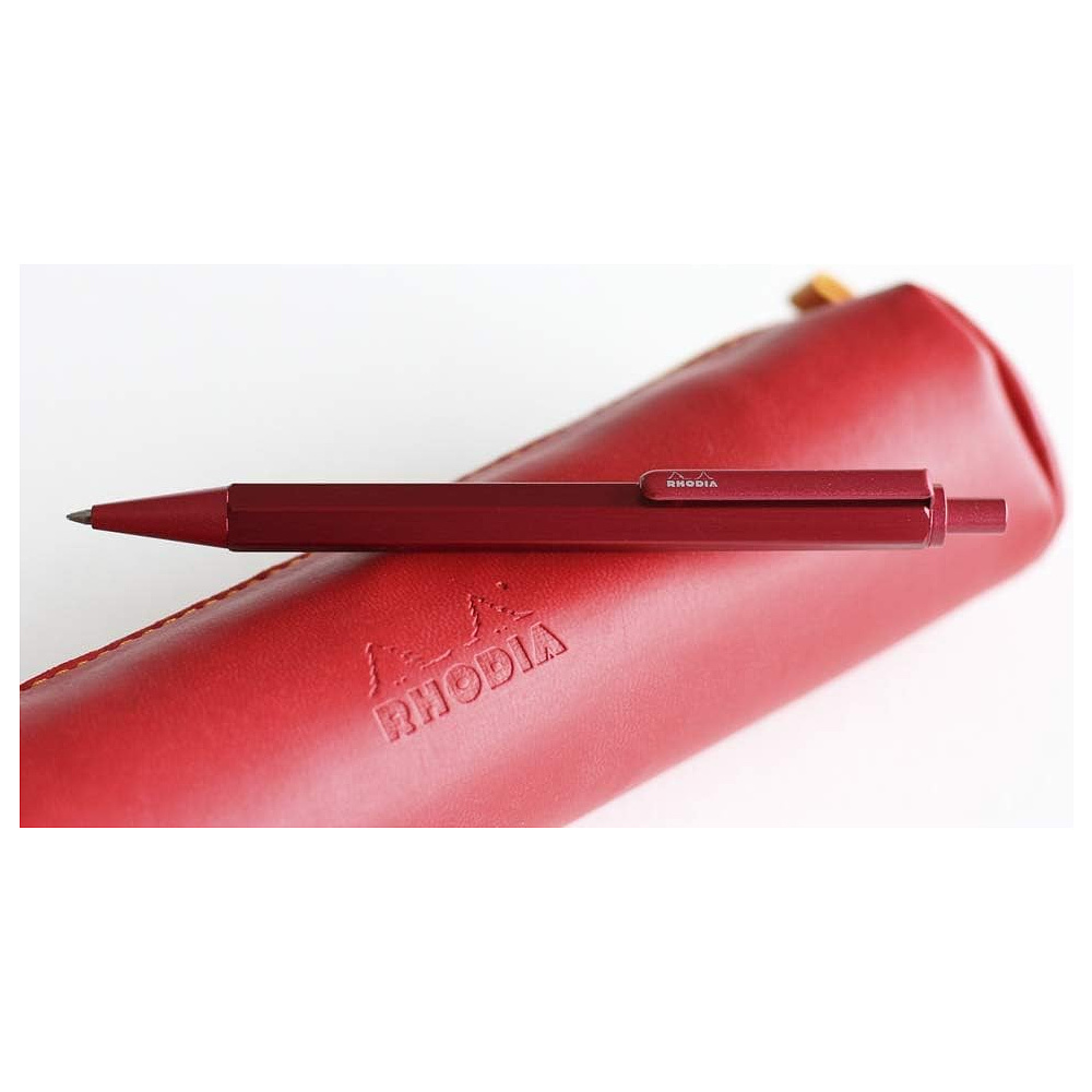 Ручка шариковая автоматическая "scRipt", 0.7 мм, алый, стерж. черный - 2