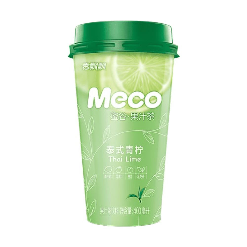 Напиток "MECO", вкус лимона и лайма, 0.4 л