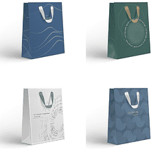 Пакет бумажный подарочный "Гравитация", 25.5х31.5х11 см, ассорти