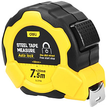 Рулетка Deli YS EDL3796, 7,5 м х 25 мм, желтый, черный