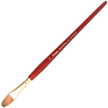 Кисть для рисования "Pinax ORO ROSSO", синтетика, плоскоовальная, №14