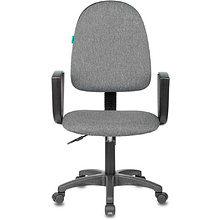 Кресло для персонала "Бюрократ CH-1300N Престиж+", ткань, пластик, серый