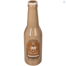 Ваза "Soda Bottle Palma Fine", фаянс, коричневый
