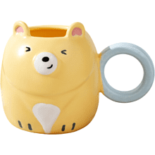 Кружка "Honey bear", керам., 560 мл., желтый