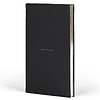 Блокнот "Kelly black", А5, 96 листов, линейка, черный, срез серебристый - 2