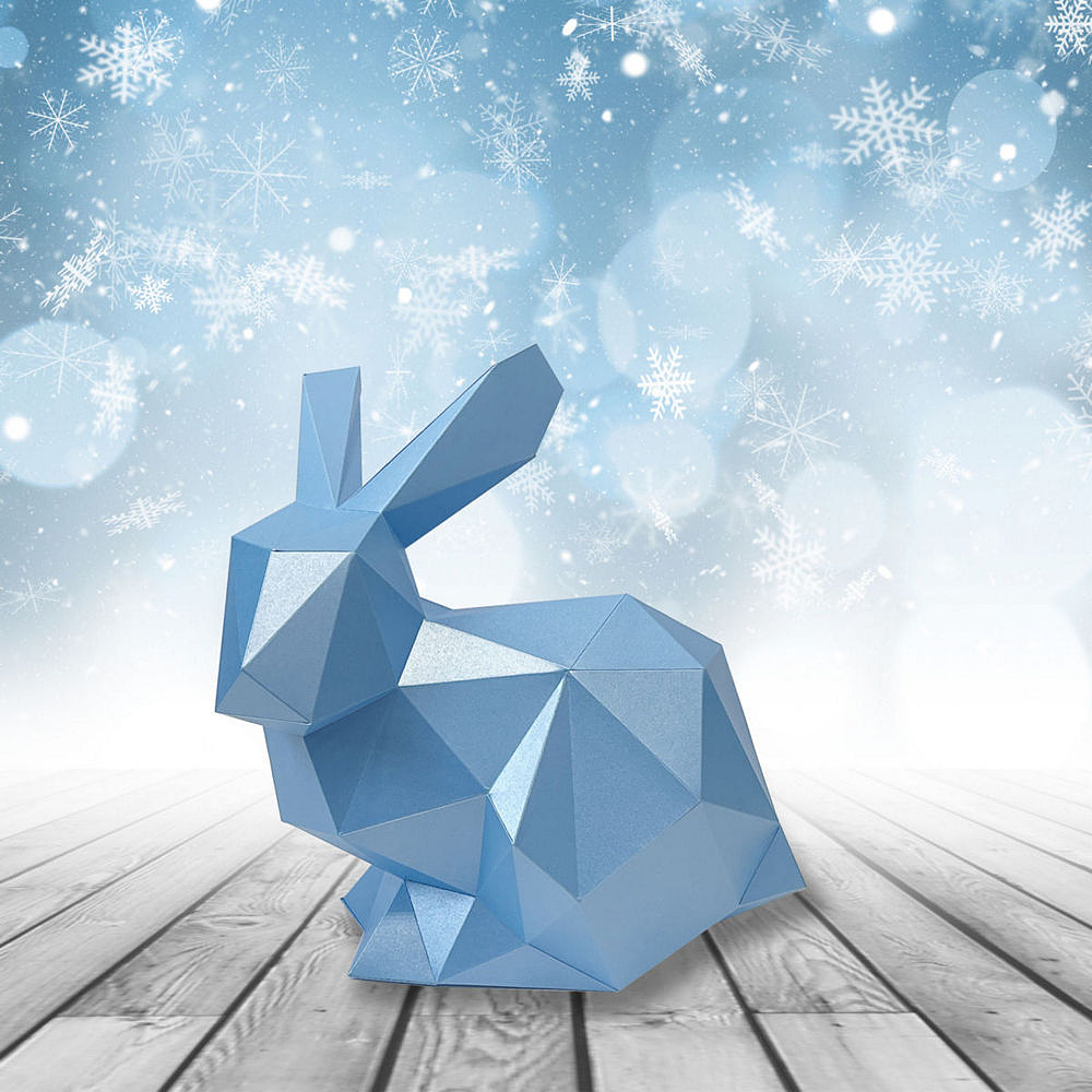 Набор для 3D моделирования "Кролик Няш", голубой - 2