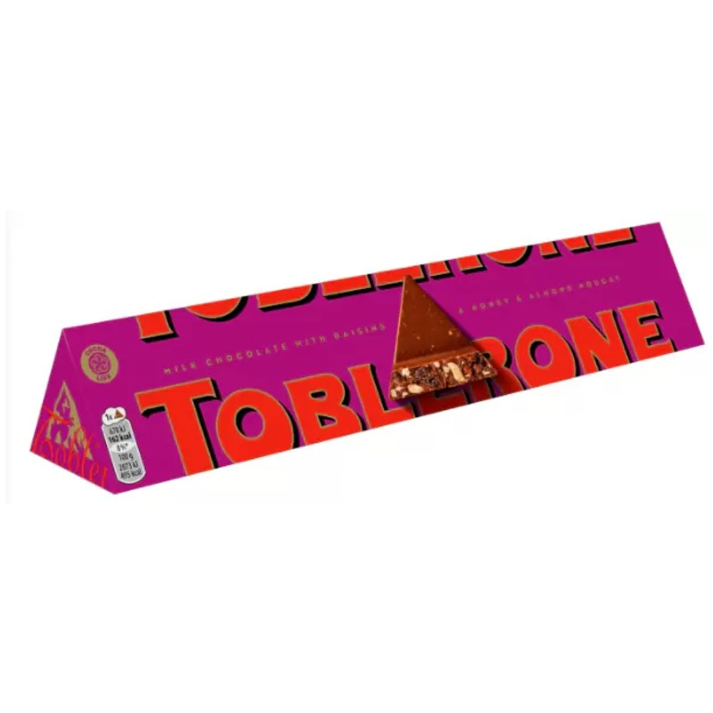 Шоколад молочный "Toblerone", 100 г, с медово-миндальной нугой