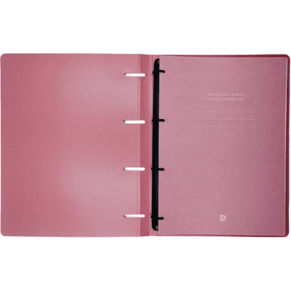 Тетрадь "Floreale. Cedar Rose", А4, 120 листов, клетка, на кольцах, розовый - 3