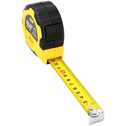 Рулетка Deli YS EDL3796, 7,5 м х 25 мм, желтый, черный - 4