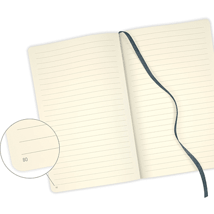 Блокнот Castelli Milano "Harris Red", A5, 120 листов, линейка, серый - 4