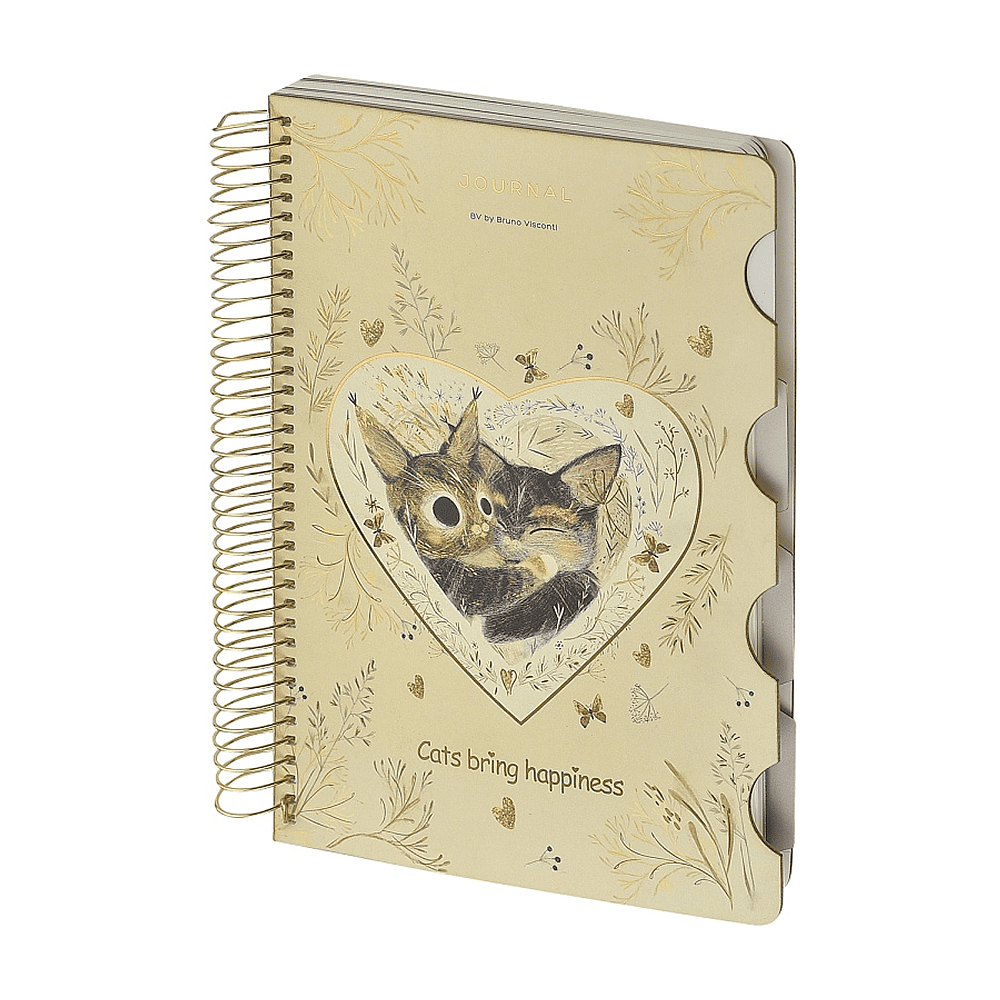 Книга записная  "Love me", В5, 120 листов, клетка, линейка, точка, бежевый