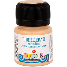 Краска акриловая глянцевая "Декола", 235 телесная, 20 мл., банка