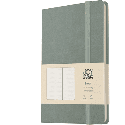 Блокнот "Joy Book. Мятное мороженое", А5, 96 листов, точка, мятный