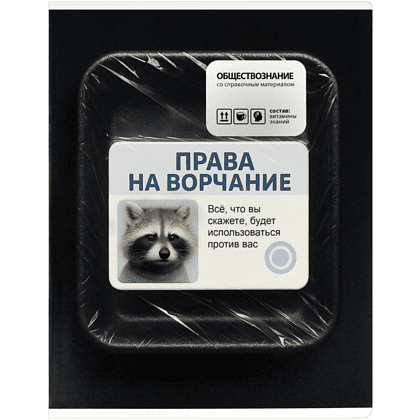Тетрадь предметная "Права на ворчание. Обществознание", А5, 48 листов, клетка