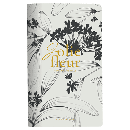 Планнер "Fleur", датированный, 130х210 мм, 32 листа, молочный, 2026