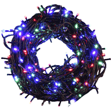 Гирлянда электрическая LED "Нить", 35 м, мультиколор