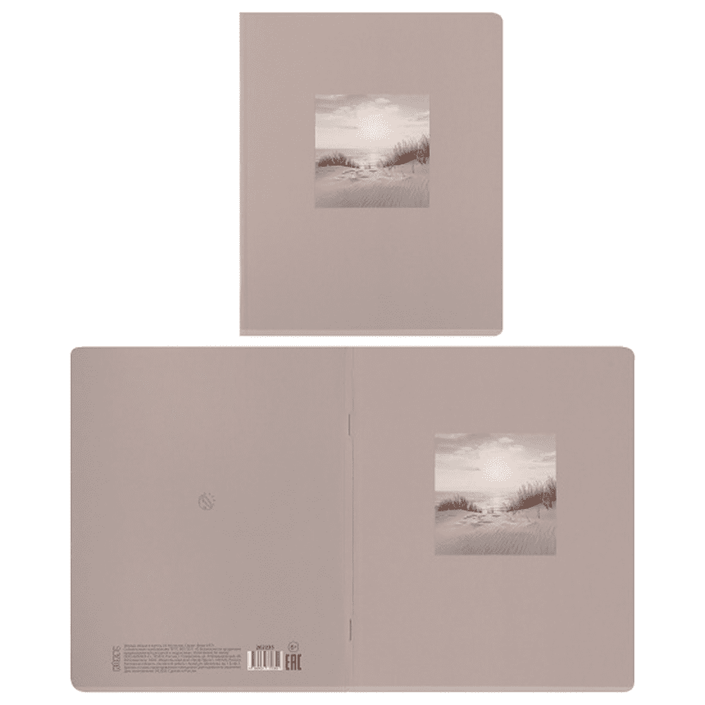 Тетрадь "Beige ART", А5, 48 листов, клетка, ассорти - 7