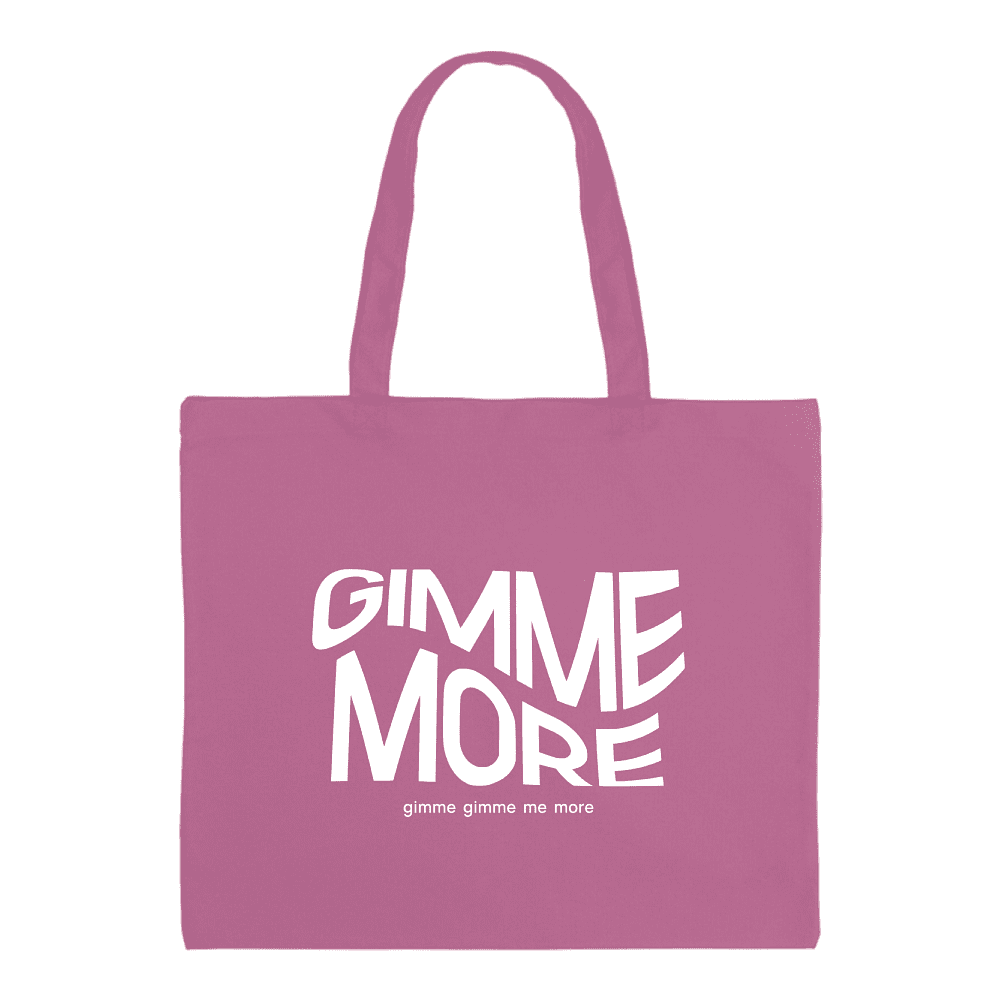 Сумка-оверсайз «Gimme more» из хлопка, 340 г/м2, пыльно-розовый      