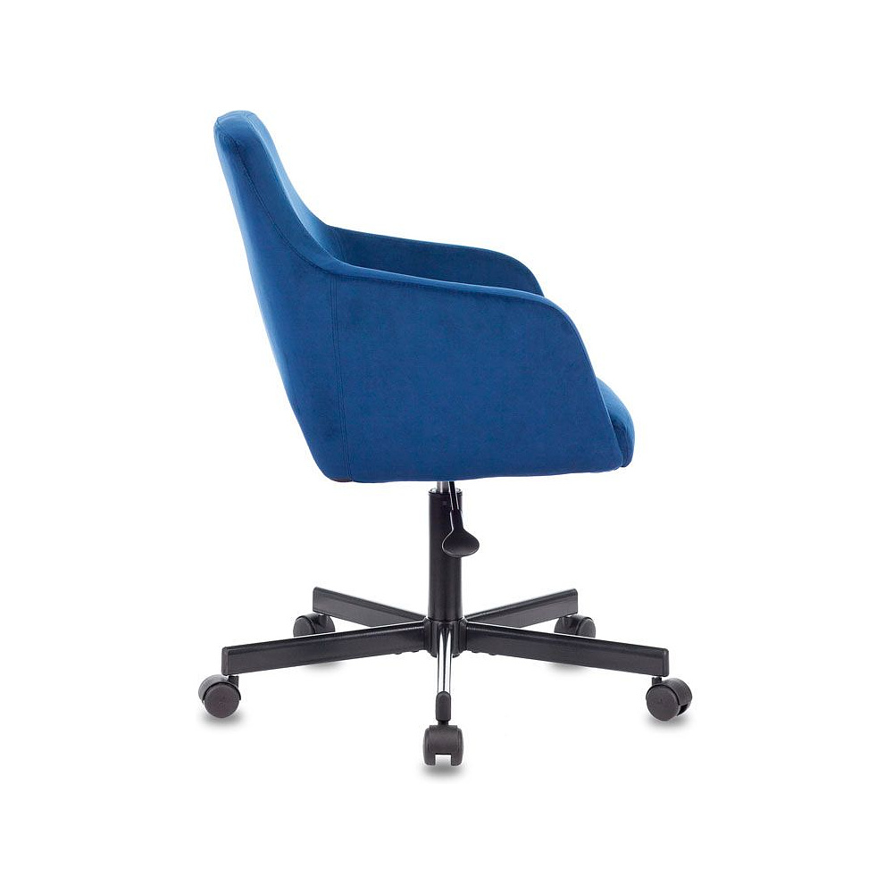 Кресло для персонала Бюрократ "CH-380M", ткань, металл, синий - 3