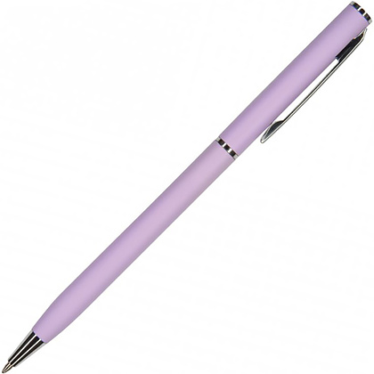 Ручка шариковая автоматическая "Palermo", 0.7 мм, сиреневый, серебристый, стерж. синий
