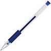 Ручка гелевая "Economix", 0.5 мм, прозрачный, стерж. синий - 2