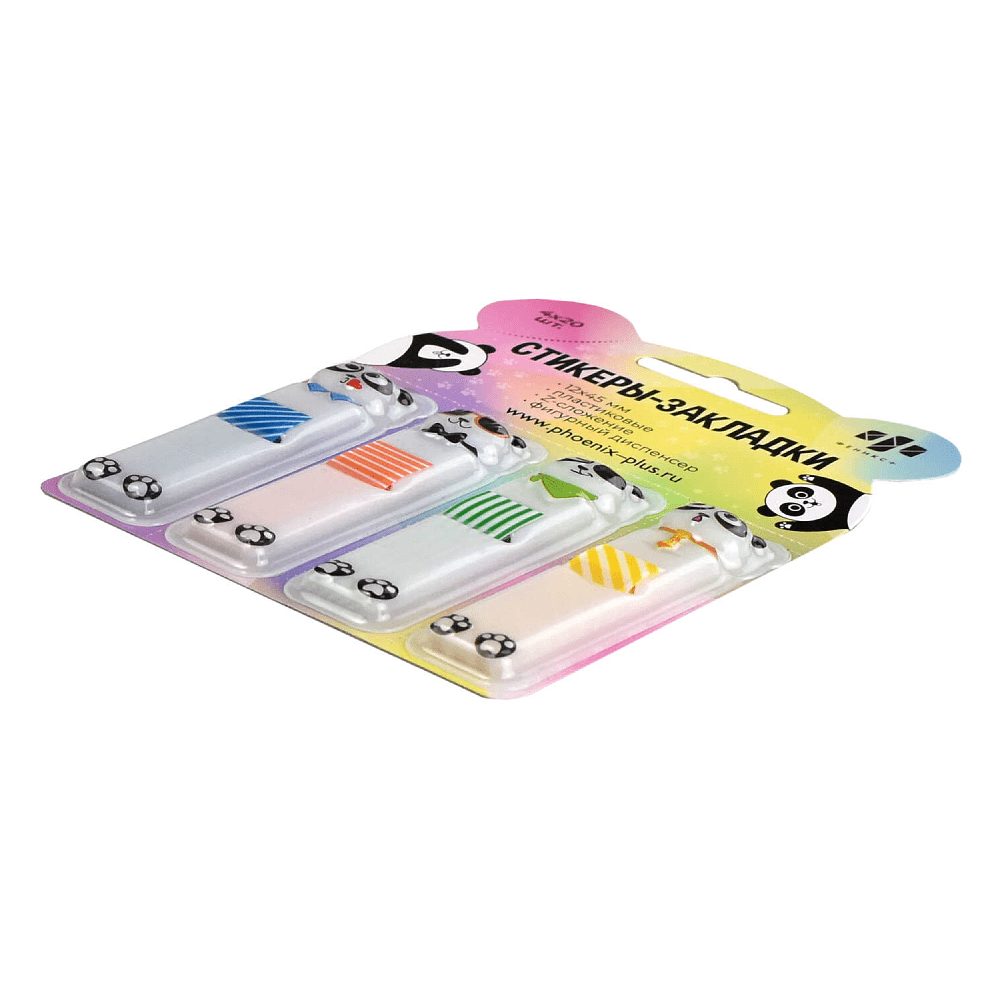 Закладка для книг "Панды", 80 шт, разноцветный - 2
