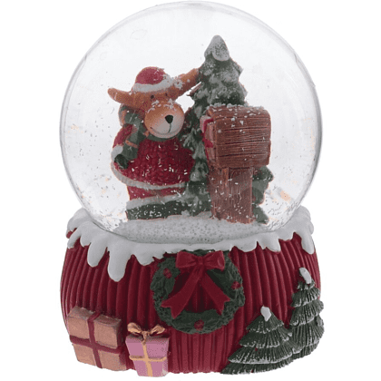 Фигурка "Мишка, Снеговик, Дед Мороз, Олень", 6.5х6.5х9 см, ассорти - 4