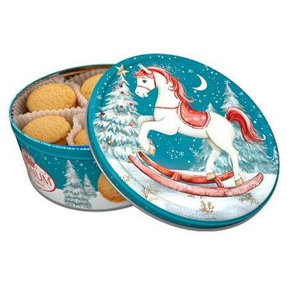 Печенье сдобное "Regnum", ж/б., Cимвол Года: Лошадь, 150 гр.