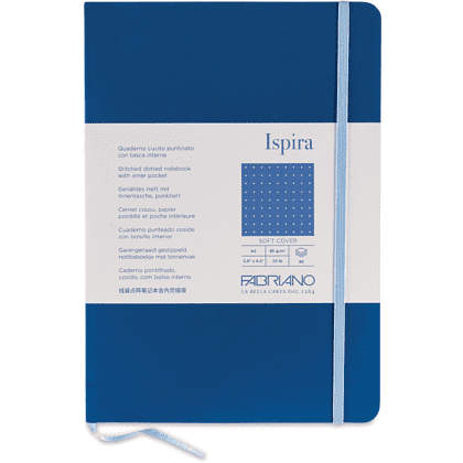 Блокнот "Fabriano. Ispiria", A5, 96 листов, точка, синий