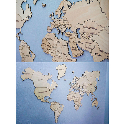Пазл "Карта мира" - 6