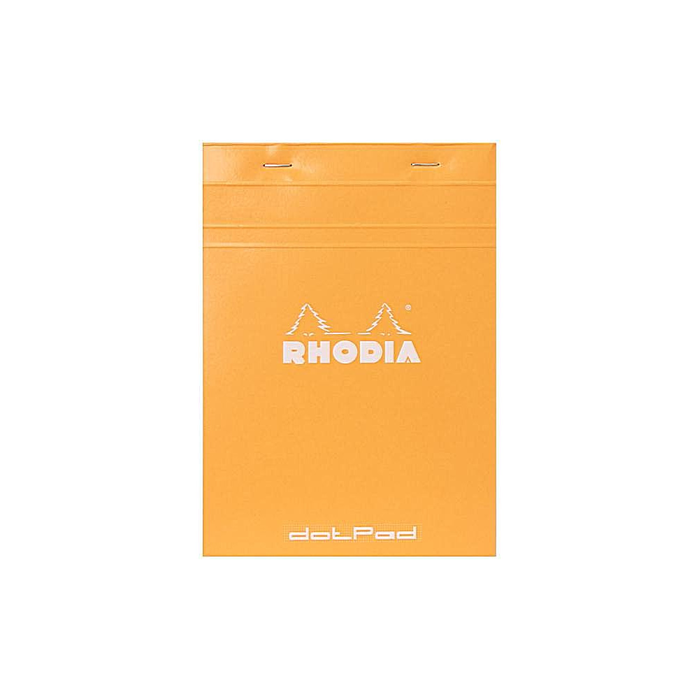 Блокнот "Rhodia", A5, 80 листов, клетка, оранжевый